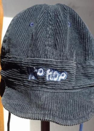 Pro-han. вельветовая шапка, кепка с ушками на весну. 48 - 50 см5 фото