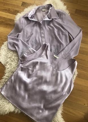 Комплект майка + блузка