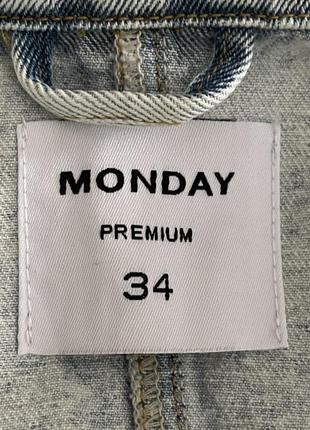 Джинсовая куртка жакет бренд monday premium8 фото