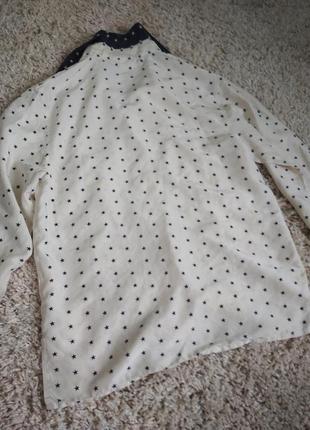 Славная шелковая рубашка-пижама ,звёзды, р. 36)387 фото