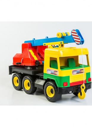 Игрушечный автокран "middle truck" 39226 с выдвижной стрелой