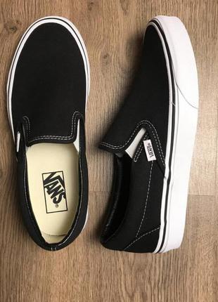 Оригінальні жіночі чорні текстильні кеди vans