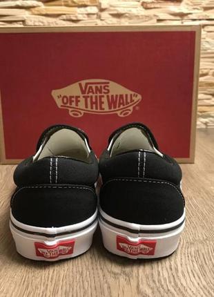 Оригінальні жіночі чорні текстильні кеди vans