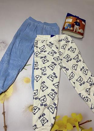 Велюровые штаны детские