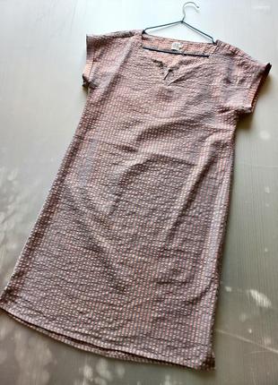 Сукня туніка в смужку з люрексом9 фото