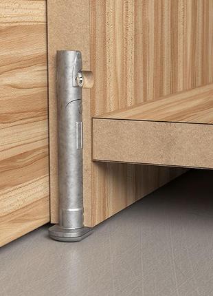 Опора rekord h=83мм торцевая/ø12мм l86мм/рег. отверстие 70мм/150кг, italiana...