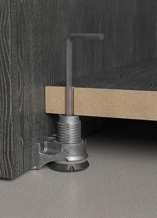 Опора integrato d 32мм між штифтами/ регулювання h=25мм / 175кг, italiana ferramenta...