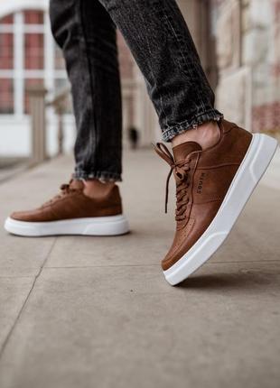 Мужские кроссовки south town brown white 40-41-42-43-443 фото
