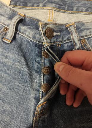 Мужские джинсы / abercrombie & fitch / синие джинсы / штаны / брюки / denim /4 фото