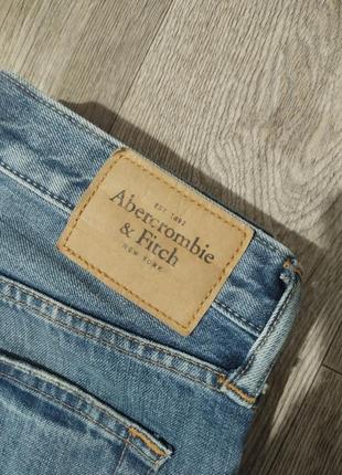 Мужские джинсы / abercrombie & fitch / синие джинсы / штаны / брюки / denim /2 фото