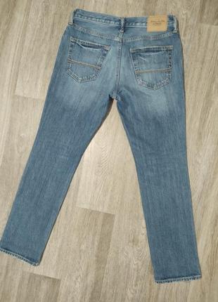Мужские джинсы / abercrombie & fitch / синие джинсы / штаны / брюки / denim /8 фото
