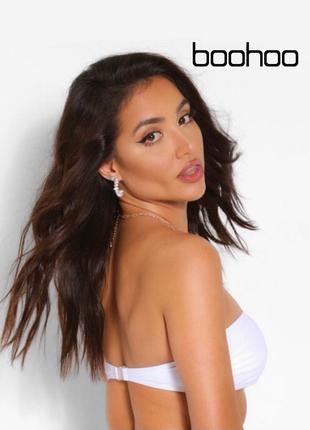 Топ бандо лиф от купальника с вышитой аппликацией цветы boohoo2 фото