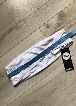 Топ бандо лиф от купальника с вышитой аппликацией цветы boohoo7 фото