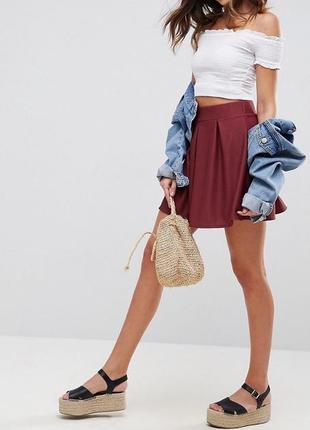Юбка со складками asos