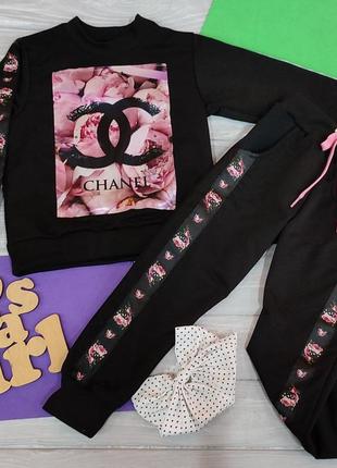 Стильний костюм для маленьких модниць