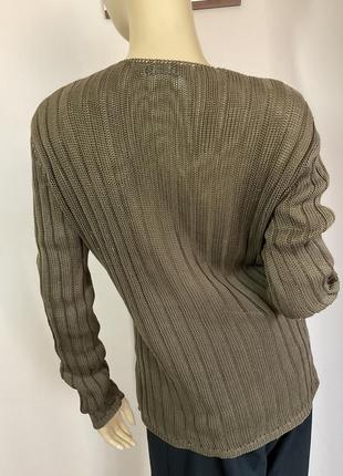 Итальянский свитер из рыхлого трикотажа /l / brend benetton4 фото