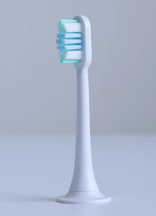 Насадка зубной щетки xiaomi mijia sonic t300 t500 deep cleaning - голубой3 фото