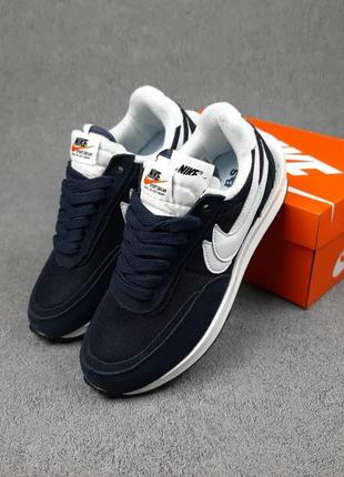 Кроссовки nike sacai white black