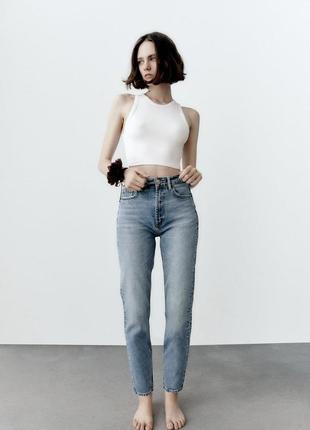 Джинси mom fit zara 38
