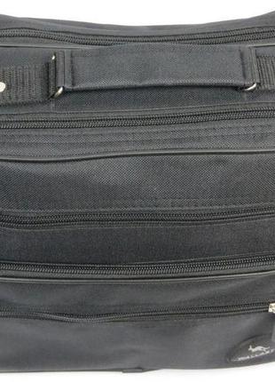 Практична чоловіча сумка через плече wallaby 2440 чорний2 фото