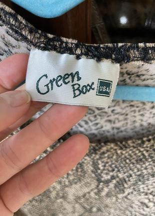 Платье миди анималистика питон змеиный принт green box винтаж ретро бохо5 фото