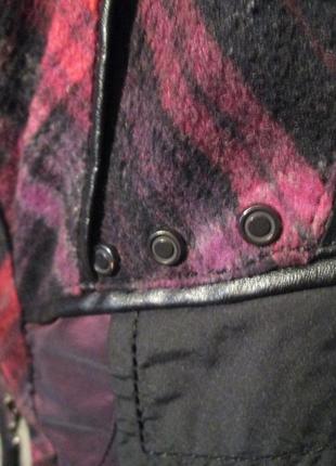 Стильный жилет бренд biba размер м-l женский бордо меховой воротник жіночий б/у4 фото