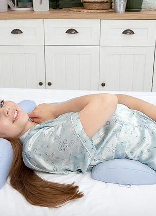 Подушка під поперек для сну roller pillow back (тенсел)1 фото