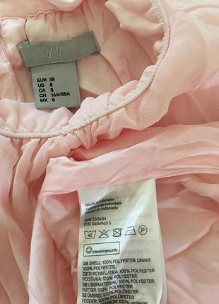 H&m ніжно-рожеве плаття , 38/8 5