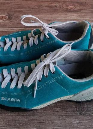 Кроссовки scarpa mojito. размер 37. замша.