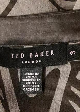 Брендова  100% шовк стильна  напівпрозора  блузка  р.3 від  ted baker4 фото