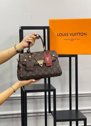 Сумка коричневая женская  в стиле louis vuitton сумка луи витон кросс-боди