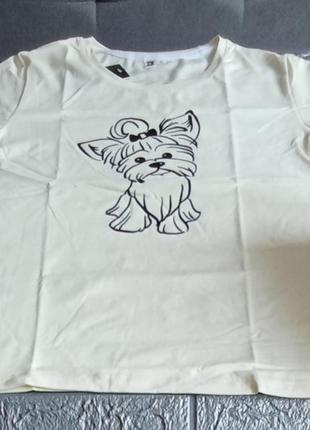 😀прикольная футболка собачка 🐶