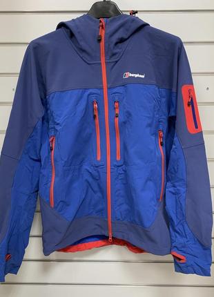 Куртка, вітрівка berghaus men’s jorasses softshell intense blue