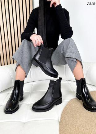 Стильные лаковые, кожаные женские ботинки (деми/зима+100 грн) в наличии и под отшив 💛💙🏆8 фото