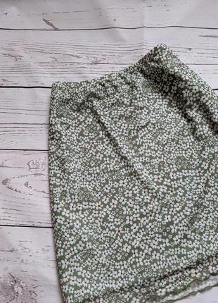 Легкая юбка, юбка в цветы от shein5 фото