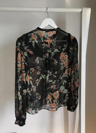 📎 напівпрозора блуза m&s limited edition 🔥6 фото