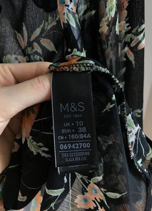 📎 напівпрозора блуза m&s limited edition 🔥4 фото