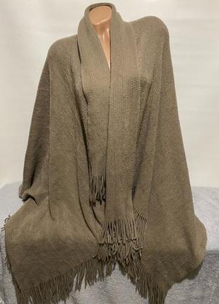Жіноча накидка з шарфиком оверсайз  (kd №75)
