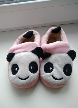 Тапочки на утеплителе панда