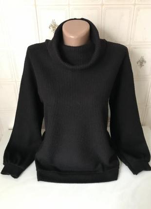 Кофточка оверсайз  в рубчик