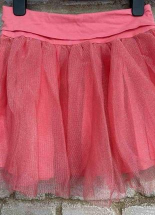 Ошатна пишна фатиновая спідниця з блискітками gymboree (сша) (розмір 8т)