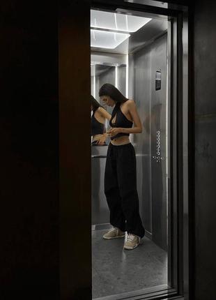 Штани брюки карго на затяжках