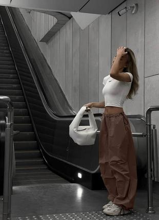 Штани брюки карго на затяжках