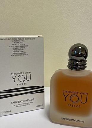 Giorgio armani emporio armani stronger with you freeze 100 ml. - туалетная вода - мужской - ( тестер )