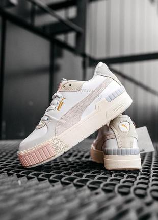 Женские кроссовки puma cali sport mix white marshmallow / smb3 фото