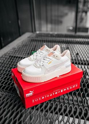 Женские кроссовки puma cali sport mix white marshmallow / smb9 фото