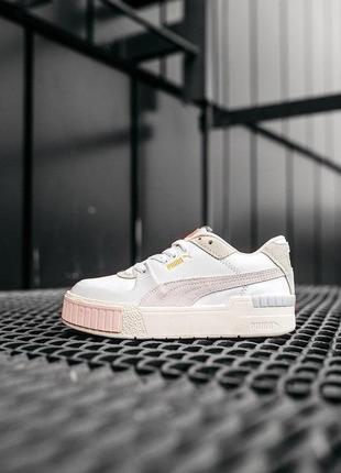 Женские кроссовки puma cali sport mix white marshmallow / smb10 фото