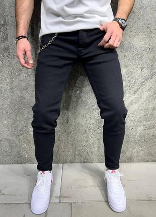Джинсы мужские базовые черные турция / джинси чоловічі базові штаны штани чорні турречина