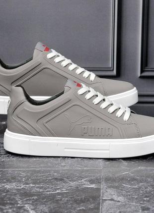 Кожаные кроссовки puma