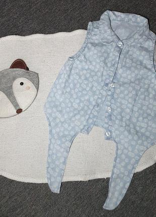 Рубашка знизу на зв'язках